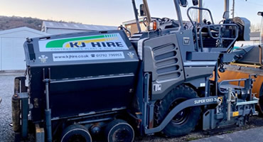 Road surfacing plant hire in Swansea