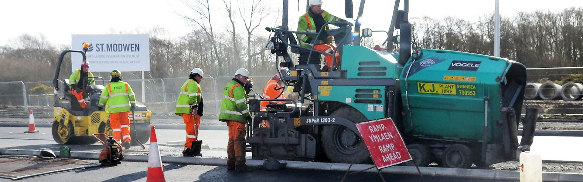 KJ Hire with St Modwen in Swansea
